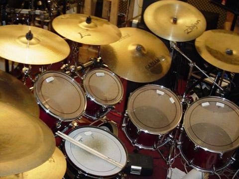 Chris Janus drum kit 2005